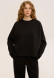 Лонгслив тринитка утепленная mega oversize unisex укороченный vintage indigo